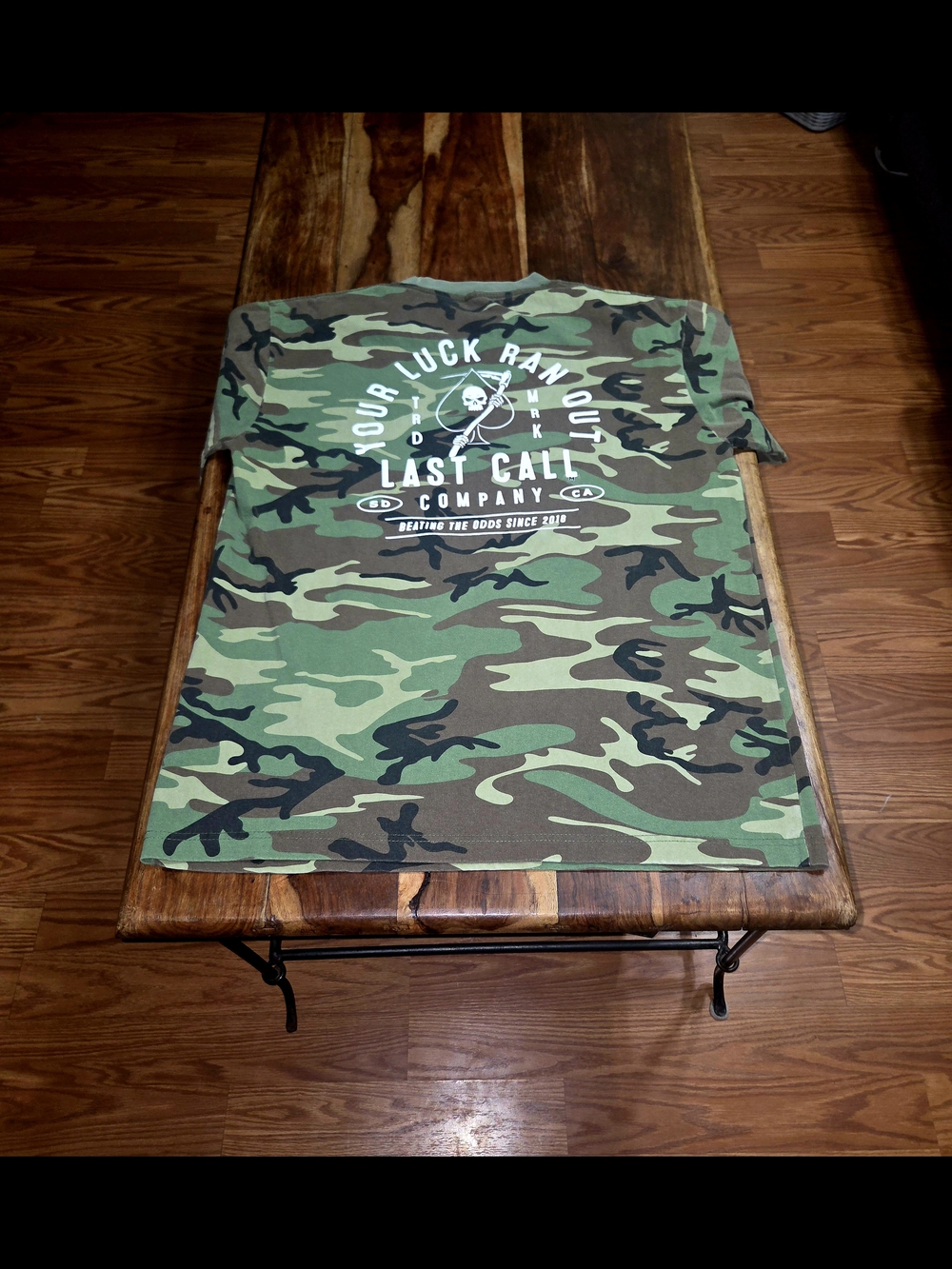 Last Call Co. Men's Camo Graphic T-Shirt